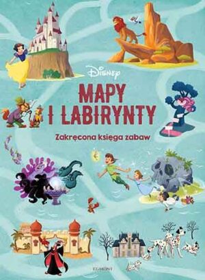 Disney, Mapy i Labirynty, okładka, postaci z bajek