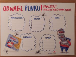 "Odwagi, Pinku!" - plan trudnych rzeczy, które udało Ci się zrobić